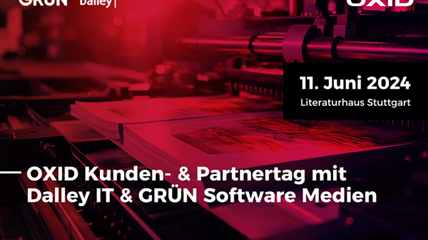 GRÜN Software Medien auf dem Partnertag der OXID ESALES AG